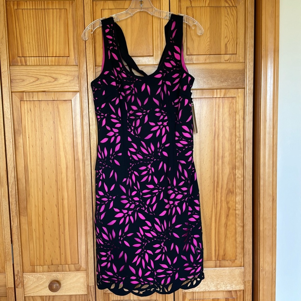 Laser cut dress.
